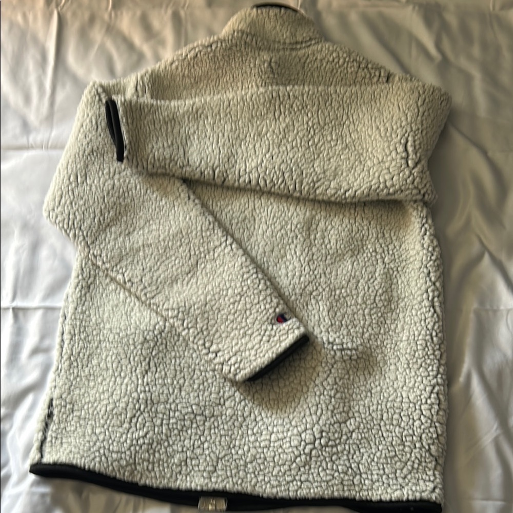 Champion Cream Sherpa Sweatshirt - Picture 3 of 5